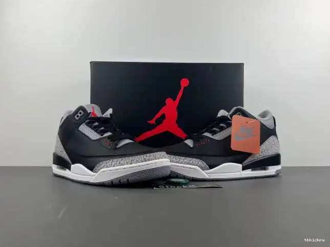 Reps TBK DN3707-010 Jordan Air Black Cement 3 0519